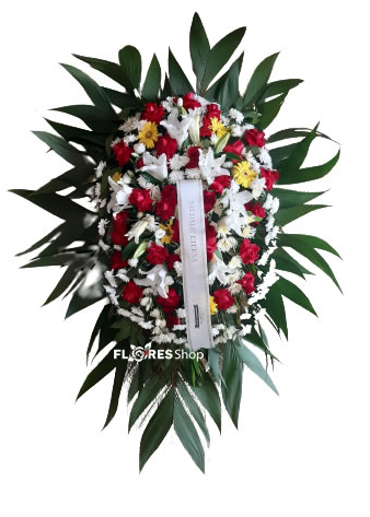 Condolências de Lírios e Rosas