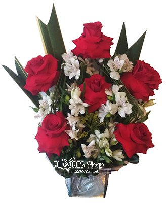 Arranjo 6 Rosas Premium